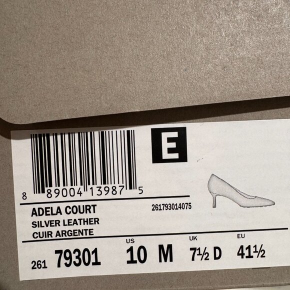 Silver Pumps - Clarks - Picture 3 of 3